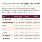 Tranquility Premium OverNight Disposable Absorbent Underwear, Small