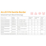 Allevyn™ Gentle Border Multisite, 17.1 x 17.9 Centimeter
