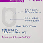 Aquacel® Silicone Adhesive with Border Silicone Foam Dressing, 5½ x 8 Inch