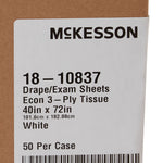 McKesson Sterile Physical Exam Drape, 40 x 72 Inch