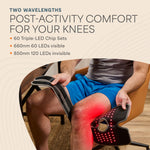 Light Therapy Knee Brace BioRecover™ One Size Fits Most Hook and Loop