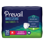 Prevail® Breezers® Ultimate Absorbency Incontinence Briefs, Medium