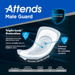 Attends® Discreet Men's Guard, Level 3, 12.5-Inch Length