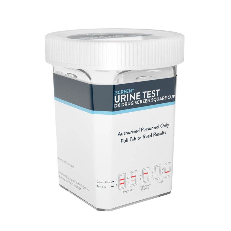 Drugs of Abuse Test Kit iScreen® DX AMP, BAR, BZO, COC, mAMP/MET, MDMA, MTD, MOP(OPI300), OXY, PCP, THC, TCA, (CR, PH, SG) 25 Tests CLIA Waived