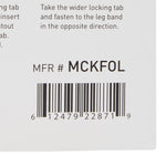 McKesson Foley Catheter Holder Leg Strap With Dual-Locking Tabs, 2 x 24 Inch