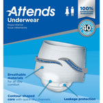 Attends® Extra Absorbency Underwear, X-Large