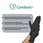 CareStock™ Nitrile Exam Glove, Large, Black