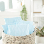 TENA Regular Underpads, Light Absorbency, Blue, Disposable, Latex-Free