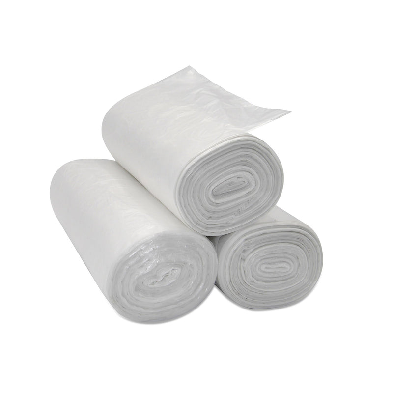 Trash Bag Medd Max 16 gal. 6 Mic. 24 X 33 Inch Clear High-Density Star Seal Bottom Coreless Roll