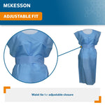 McKesson SMS Fluid Resistant Exam Gown, One Size Fits Most