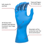 Supreno® SE Nitrile Exam Glove, Medium, Blue