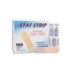 American® White Cross Stat Strip® Tan Adhesive Strip, ¾ x 3 Inch