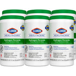 Clorox Healthcare® Hydrogen Peroxide Cleaner Disinfectant Wipes 6.75 x 5.75 Inch