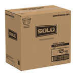 Solo Paper Soufflé Cup, White, 1.25-ounce capacity