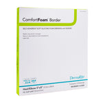 ComfortFoam™ Bordered Foam Wound Dressing w/ Soft Silicone Adhesive, 5 x 8 Inch