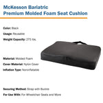 McKesson Premium Molded Foam Seat Cushion, 24 x 18 x 3 Inch