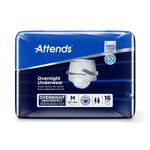 Attends® Overnight Underwear with Extended Wear Protection, Medium
