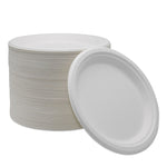 Plate Medd Max Molded Fiber White Single Use