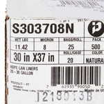McKesson Light Duty Trash Bag, Clear, 30-gallon Capacity