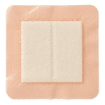 Foam Dressing Optifoam® Gentle EX 4 X 4 Inch With Border Waterproof Backing Silicone Face and Border Square Sterile