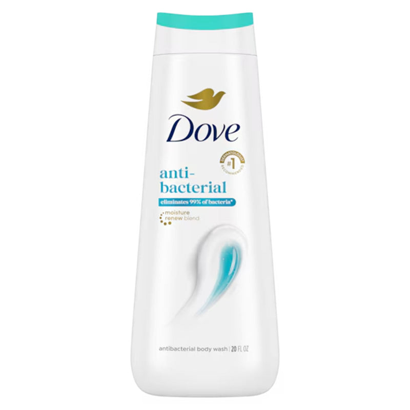 Antibacterial Body Wash Dove® Care and Protect Liquid 20 oz. Bottle Scented