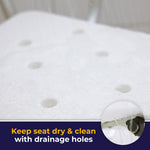 drive™ Shower Chair with Back and Removable Padded Arms