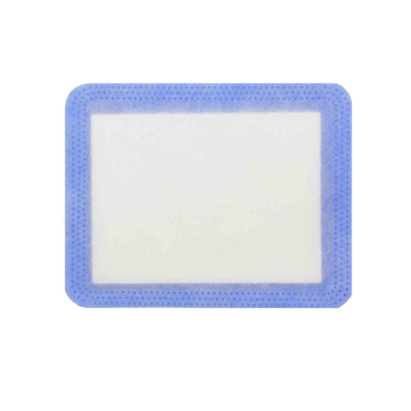 Super Absorbent Dressing ZeniABSORB Rectangle 4 X 5 Inch With Border Sterile