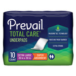 Prevail® Total Care™ Super Absorbent Polymer Underpad, 30 x 30 Inch