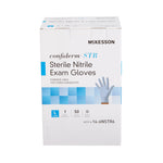 McKesson Confiderm® STR Nitrile Exam Glove, Large, Blue