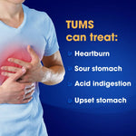 Tums Smoothies Extra Strength 750 Antacid Chewable Tablets, Assorted Fruit