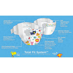 Attends Comfees Premium Baby Diapers, Moderate-Absorbent, Size 7