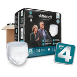 Attends® Premier Underwear, Heavy Absorbency, X-Large, 58 – 68 Inch Waist/Hip