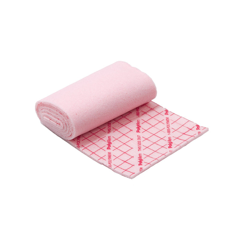 PolyMem® Nonadhesive without Border Foam Dressing, 4 x 24 Inch