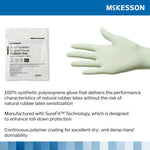 McKesson Perry® Performance Plus Polyisoprene Surgical Glove, Size 9, Green