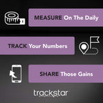 Floor Scale Trackstar Digital Display 550 lbs. / 250 kg Weight Capacity Black Battery Operated