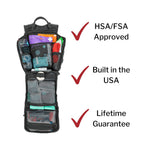 My Medic Recon First Aid Kit Backpack with Emergency Medical Supplies, Black