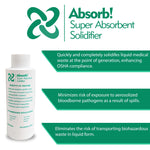 Fluid Solidifier Absorb! 1,200 cc Bottle 23.5 oz.