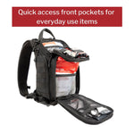 My Medic Recon First Aid Kit Backpack with Emergency Medical Supplies, Black