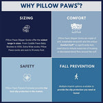 Pillow Paws® Ankle High Double Imprint Terries™ Slipper Socks, 3X-Large/X-Wide