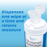The Pharma-C Company® Isopropyl Alcohol Antiseptic Skin Wipe