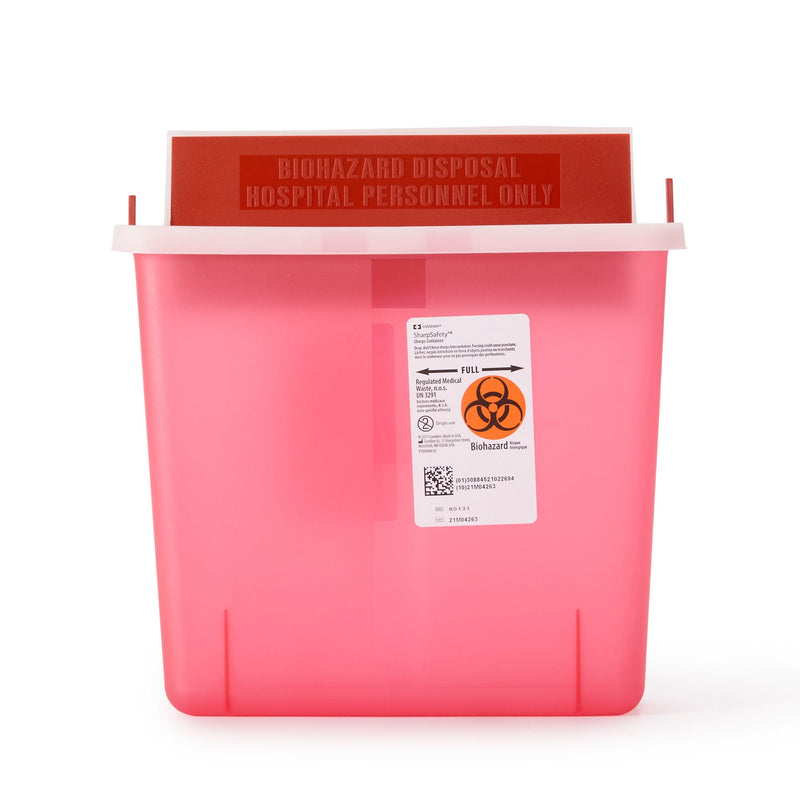 In-Room™ Multi-purpose Sharps Container, 1-1/4 Gallon, 10.75 x 11 x 4.75 Inch