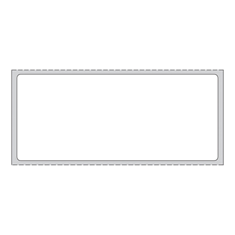 PDC® White Blank Thermal Label, 1-1/2 x 3-1/2 Inch