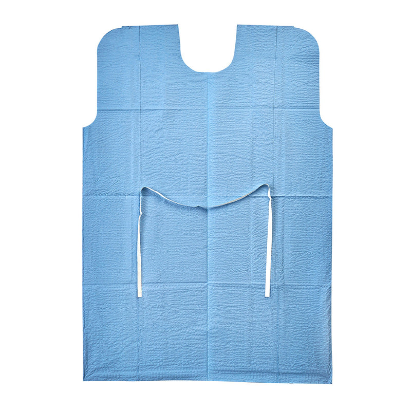 Graham Medical Patient Exam Gown, Medium/Large, Blue