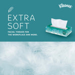 Kleenex® Facial Tissue, Two-Ply, 8.2 X 8.4 Inch