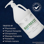 Biofreeze Professional Pain Relieving Gel, 1 Gallon Pump Bottle