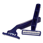 McKesson Disposable Razor, Twin Blade, Lubricated Strip, Blue