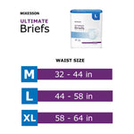 McKesson Ultimate Heavy Absorbency Incontinence Brief, Medium