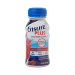 Ensure® Plus Nutrition Shake, Strawberry, 8-ounce bottle