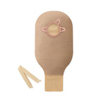 New Image™ 18143 2-Piece Beige Ostomy Pouch, Pre-cut to Fit 57 mm Stomas, Red
