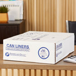 McKesson Medium Duty Clear Trash Bag, 45 gal,